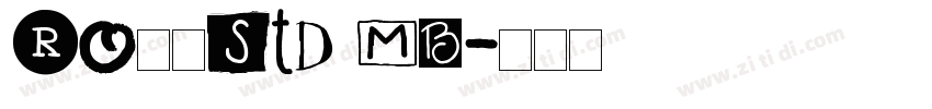 RoナウStd MB字体转换